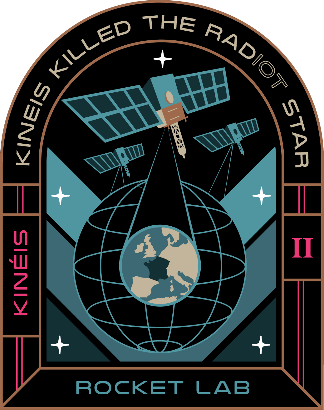 Kinéis Killed the RadIOT Star patch